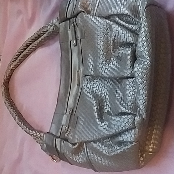 Miche demi base  golden bronze shell leopard shell long crossbody strap+braided - Picture 3 of 16